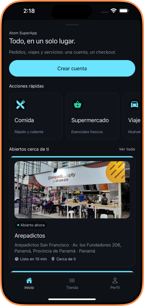 Vista previa de ATOM